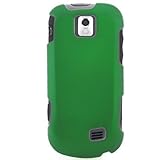 Crystal Hard GREEN RUBBERIZZED Faceplate Cover Case Shield for SAMSUNG M910 ....
