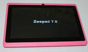 Pink Color 7.0 Zeepadtm Android 4.0 Tablet Pc Computer 4gb Wifi Camera Youtube Games  Skype Video Calling &netflix Movies
