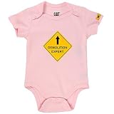 Infant Demolition Expert Onesie - Pink 6 months