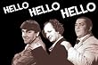 The Three Stooges Hello Hello Hello Refrigerator Magnet