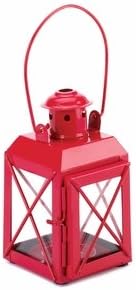 Red Railway Candle Lantern Lamp