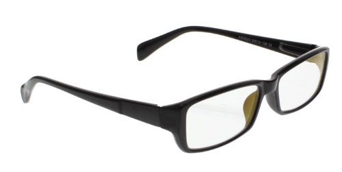Computer Glasses with Clear Polycarbonate Double Sided Anti-reflective Coating, Scratch Coating and Uv Protection - Plastic Frame - 53-16-140