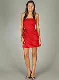 Strapless Ruffle Trim Formal for Bridesmaid Formal Prom