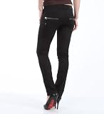 Only Damen Slim Jeans Jolina Sateen Pant, black, Gr. 36/34