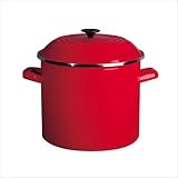 Le Creuset Enamel-on-Steel 6-Quart Covered Stockpot, Cherry