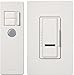 Lutron Maestro IR Fan Control, Single-Pole or Multi-Location, 4-Amp, with IR Remote Control, MIR-FQ4FMT-WH, White