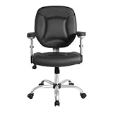 Mad Tech 40x20x25 Black Techniflex Upholstery Computer Office Chair