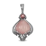 Carolyn Pollack Sterling Silver Jewell Island Pink Seashell Pendant Enhancer