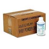 TimeMist Metered Fragrance Dispenser Refills, Baby Powder 6.6oz., 12 Cans per Carton