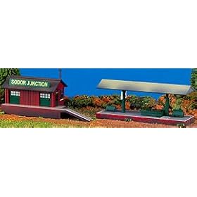 HO Built Up Sodor Junction Station from Bachmann HO Buildings