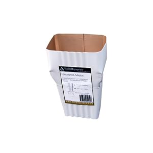 RainReserve 2012121 3- by 4-Inch Rain Barrell Downspout Adaptor (Barrel Not Included)