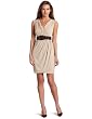 Jax Womens Jersey Belted Dress