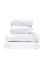 Casa di Bassi Set Toalla 4 Uds. (Blanco)