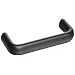 Elesa M.643 High Resilience Polypropylene Pull Handle, Matte Finish, M8 Threaded Holes, Oval Grip, 4-39/64" Center to Center, 1-59/64" Projection (Pack of 1)