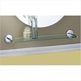 Gatco 5158 Vogue Glass Vanity Shelf in Chrome