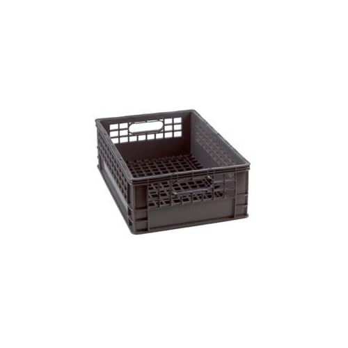 Half Milk Crate 1/2 Grey Storage Bin Home And Garden Products