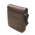 Samsung N110 10" Netbook Vertical Multi Pocket Messenger Bag - Chocolate Brown