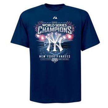 New York Yankees 2009 World Series Champions Diamond Destiny Roster T-Shirt - XL