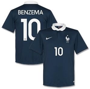 France Home Benzema Jersey 2014 / 2015 - XL
