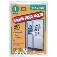 Freez-A-Frame, Magnetic 3-1/2 x 5 Photo Frame