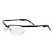 Orange County Choppers Protective Eyewear 204, 11447-00000-10 Clear Anti-Fog Lens, Black Aluminum Frame  (Pack of 1)