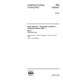 ISO 14230-1:1999, Road vehicles -- Diagnostic systems -- Keyword protocol 2000 -- Part 1: Physical layer