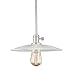 Hudson Valley Lighting Heirloom 1-Light Pendant - Polished Nickel Finish with Clear Glass Shade