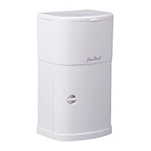 Janibell M250H ABS 4-Gallon Cabinet Door Mount Waste Disposal System, Rectangular, 9-13/16" Width x 13-3/8" Depth x 21-5/8" Height, White
