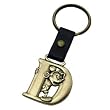 Mickey Mouse Letter D Brass Key Chain
