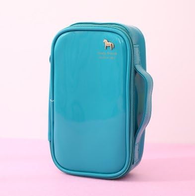 Portable Multi-Functional Cute Doll Pouch Cosmetic Makeup Bag Case Pencil Gift Case (Green)