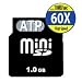 NEW ATP 1GB 1G MiniSD Mini SD Memory Card + SD Adaptor