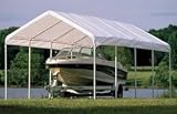 ShelterLogic Super Max 12Ft.W Commercial Canopy - 30ft.L x 12ft.W x 9ft. 8in.H, 2in. Frame, 12-Leg, Model# 29770