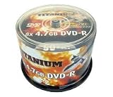 Titanium DVD-R 8x 4.7Gb 50 Cake Box