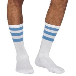 Buy American Apparel Unisex Stripe Calf-High Sock by American Apparel