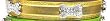 Holiday Gold Metallic Crystal Bone Dog Collar Size Medium