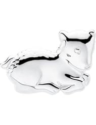 CleverEves Sterling Silver 17.50X26.75 mm The Beloved Lamb Brooch