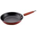 KitchenAid Hard-Base Porcelain Aluminum Nonstick 10-Inch Open French Skillet, Red