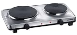 Severin - dk1013 - R&eacute;chaud electrique 2 feux 1000w+1500w inox