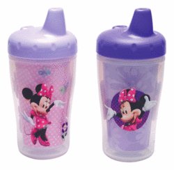 FIRST YEARS MINNIE MOUSE INSULATED SIPPY CUPS 2 PACK