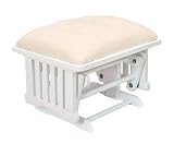 Stork Craft Angelina Ottoman Cushion - White/Yellow