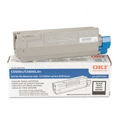 Okidata Brand C5500n High Yield Black Toner - 43324404