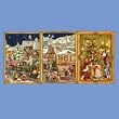 Club Pack of 12 Victorian-Style Advent Christmas Calendars 10" x 14"