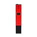 0.05pH High Accuracy Pocket Size pH Meter with ATC and Backlit LCD, 0-14 pH Measurement Range, 0.01 Resolution Handheld, Measure Household Drinking Water(Red)