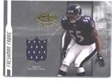 2003 Leaf Certified Materials #176 Terrell Suggs JSY RC - Baltimore Ravens (RC - Rookie Card - Piece of Authentic Jersey - Serial #d to 1250 - Freshman Fabric)(Football Cards)