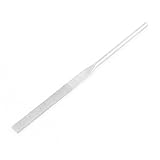 uxcell　ニードルヤスリ　クラフト　フラット　ダイヤモンド　彫刻　シルバートーンハンドル　ストーン　ジュエリー