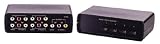 Pyle PLVS401 4 In/1 Out Audio Video Switcher