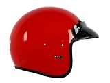 Raptor Red Large Open Face Helmet