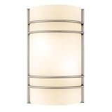 Access Lighting 20416-BS/OPL Artemis ADA Linear Wall Sconce, Brushed Steel Finish with Opal Glass Shade