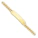 8.25in Gold-plated Large Polished ID Bracelet