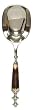 Decorative Ice Scoop with Dyed Bone Handle